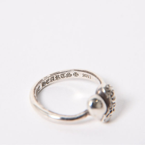 CHROME HEARTS クロムハーツ RING BUBBLEGUM HEART バブルガム ハートリング 重量約2.33g サイズ3号 シルバー925 美品 中古 4a005490
