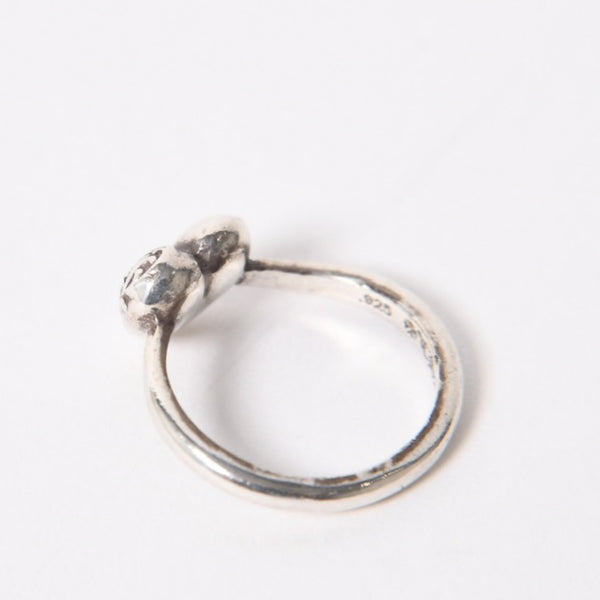 CHROME HEARTS クロムハーツ RING BUBBLEGUM HEART バブルガム ハートリング 重量約2.33g サイズ3号 シルバー925 美品 中古 4a005490