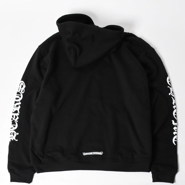 新品未使用 CHROME HEARTS クロムハーツ ダブルフェイス ジップアップフーディー パーカー サイズXL オールドイングリッシュ 新型 中古 4a005509