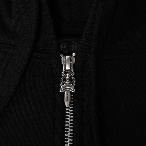 新品未使用 CHROME HEARTS クロムハーツ ダブルフェイス ジップアップフーディー パーカー サイズXL オールドイングリッシュ 新型 中古 4a005509