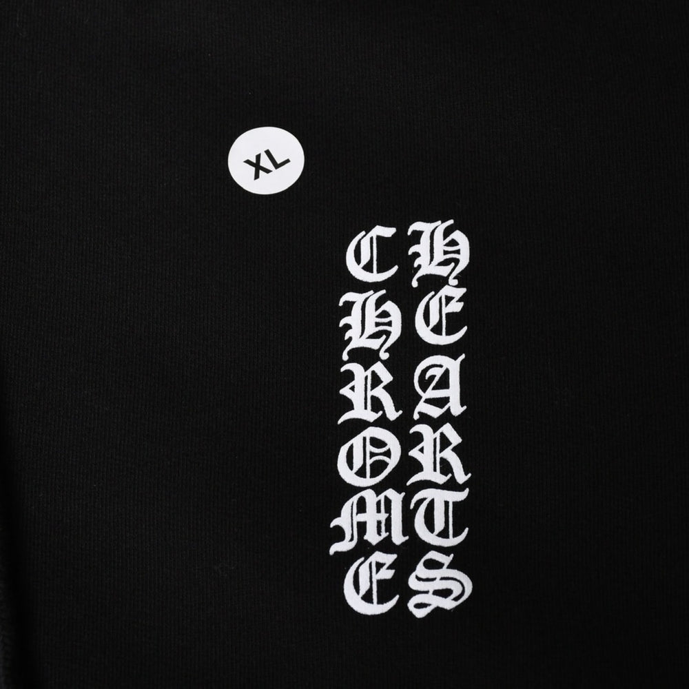 新品未使用 CHROME HEARTS クロムハーツ ダブルフェイス ジップアップフーディー パーカー サイズXL オールドイングリッシュ 新型 中古 4a005509