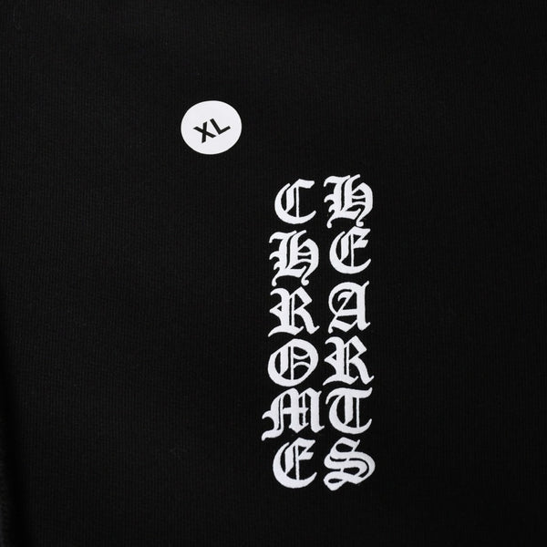新品未使用 CHROME HEARTS クロムハーツ ダブルフェイス ジップアップフーディー パーカー サイズXL オールドイングリッシュ 新型 中古 4a005509