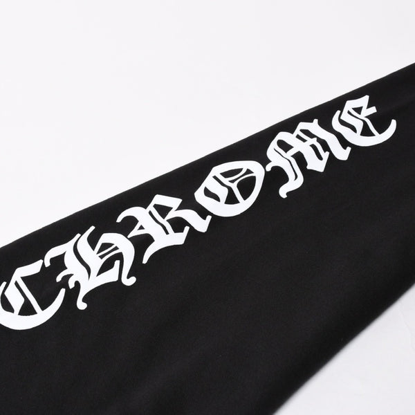 新品未使用 CHROME HEARTS クロムハーツ ダブルフェイス ジップアップフーディー パーカー サイズXL オールドイングリッシュ 新型 中古 4a005509