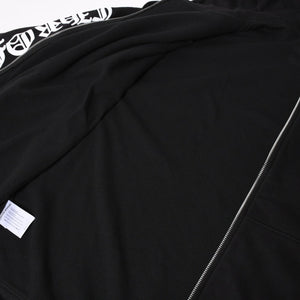 新品未使用 CHROME HEARTS クロムハーツ ダブルフェイス ジップアップフーディー パーカー サイズXL オールドイングリッシュ 新型 中古 4a005509