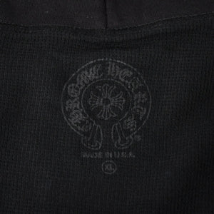 新品未使用 CHROME HEARTS クロムハーツ ダブルフェイス ジップアップフーディー パーカー サイズXL オールドイングリッシュ 新型 中古 4a005509