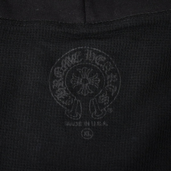 新品未使用 CHROME HEARTS クロムハーツ ダブルフェイス ジップアップフーディー パーカー サイズXL オールドイングリッシュ 新型 中古 4a005509