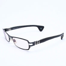 Load image into Gallery viewer, CHROME HEARTS クロムハーツ M.DIVER 2 CHプラステンプル レザーサングラス アイウェア シルバー925 美品 中古 4a005600