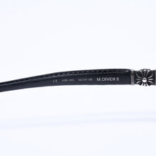Load image into Gallery viewer, CHROME HEARTS クロムハーツ M.DIVER 2 CHプラステンプル レザーサングラス アイウェア シルバー925 美品 中古 4a005600