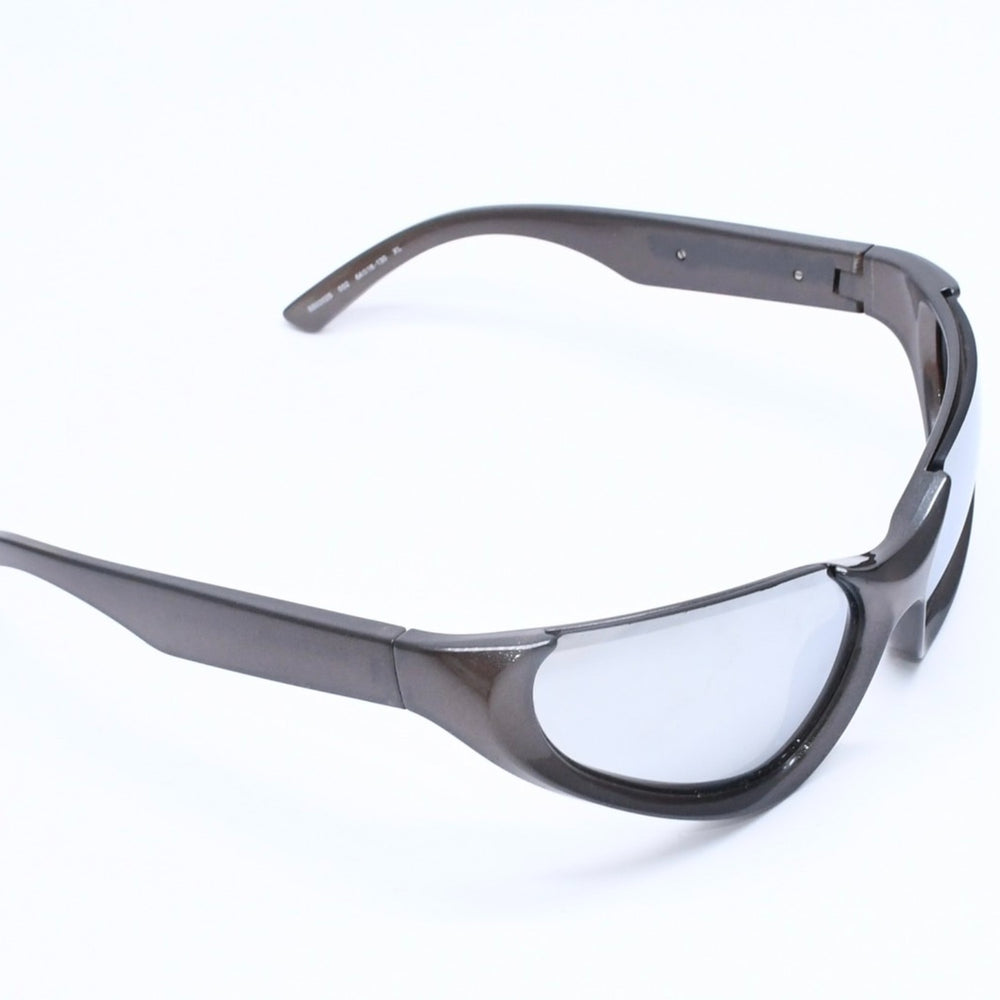 Very Good Condition BALENCIAGA Global Fit Sunglasses BB0202S-002 Acetate Gray Used 4a005562