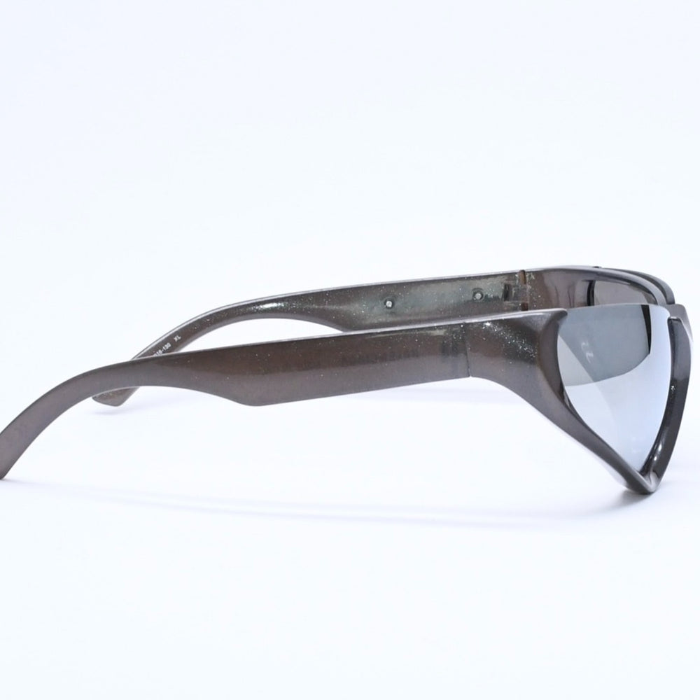 Very Good Condition BALENCIAGA Global Fit Sunglasses BB0202S-002 Acetate Gray Used 4a005562
