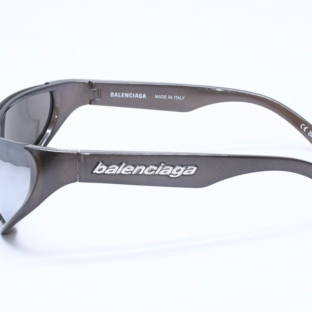 Very Good Condition BALENCIAGA Global Fit Sunglasses BB0202S-002 Acetate Gray Used 4a005562