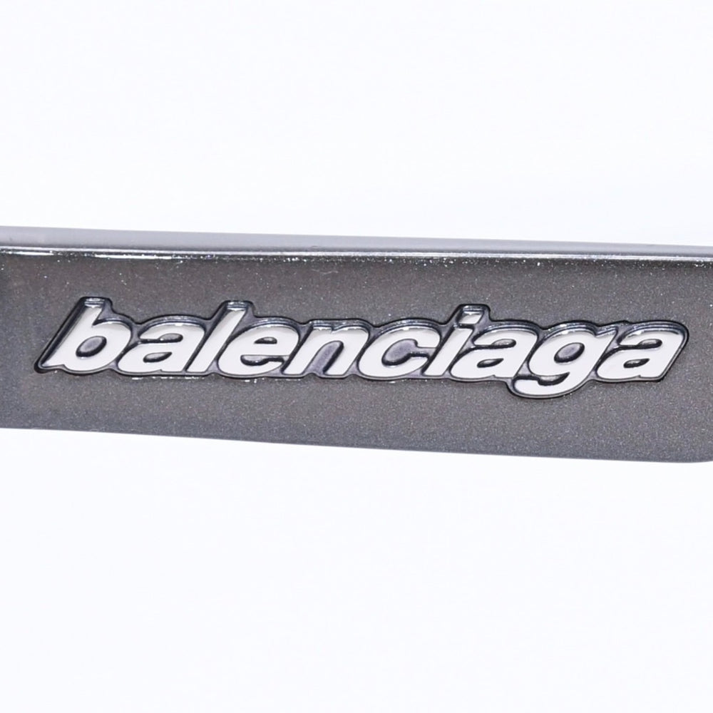 Very Good Condition BALENCIAGA Global Fit Sunglasses BB0202S-002 Acetate Gray Used 4a005562