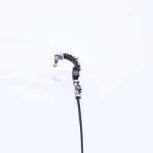 画像をギャラリービューアに読み込む, 極美品 CHROME HEARTS クロムハーツ PILLS 3 メガネ シルバー925 55☐20-144 アイウェア フローラル CHプラス スクエア ブラック シルバー金具 中古 4a005585