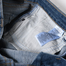 将图片加载到图库查看器，新品未使用 TRUE RELIGION トゥルーレリジョン JOEY Low Rise Cut-Off Short ショーツ コットン ラインストーン ブルー サイズ31 中古 4a005499