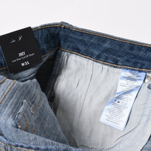 将图片加载到图库查看器，新品未使用 TRUE RELIGION トゥルーレリジョン JOEY Low Rise Cut-Off Short ショーツ コットン ラインストーン ブルー サイズ31 中古 4a005499
