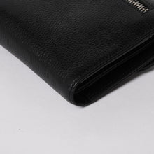 将图片加载到图库查看器，新品未使用 CHROME HEARTS クロムハーツ WAVE CROSS BALL ウェーブ クロスボールボタン レザーウォレット 長財布 ダガー ブラック 中古 4a005554