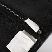 将图片加载到图库查看器，新品未使用 CHROME HEARTS クロムハーツ WAVE CROSS BALL ウェーブ クロスボールボタン レザーウォレット 長財布 ダガー ブラック 中古 4a005554