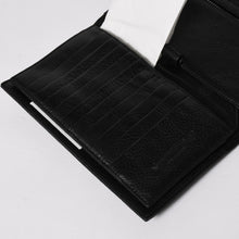 将图片加载到图库查看器，新品未使用 CHROME HEARTS クロムハーツ WAVE CROSS BALL ウェーブ クロスボールボタン レザーウォレット 長財布 ダガー ブラック 中古 4a005554