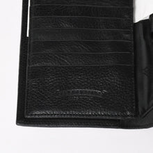 将图片加载到图库查看器，新品未使用 CHROME HEARTS クロムハーツ WAVE CROSS BALL ウェーブ クロスボールボタン レザーウォレット 長財布 ダガー ブラック 中古 4a005554