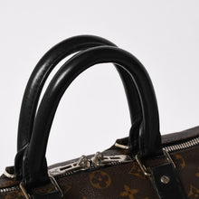 将图片加载到图库查看器，LOUIS VUITTON ルイヴィトン キーポル バンドリエール45 ボストンバッグ M56711 モノグラムマカサーブラウン 美品 中古 4a005487