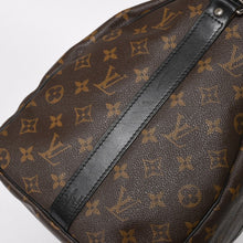 将图片加载到图库查看器，LOUIS VUITTON ルイヴィトン キーポル バンドリエール45 ボストンバッグ M56711 モノグラムマカサーブラウン 美品 中古 4a005487