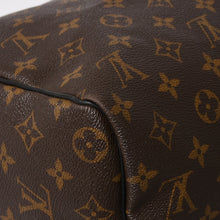 将图片加载到图库查看器，LOUIS VUITTON ルイヴィトン キーポル バンドリエール45 ボストンバッグ M56711 モノグラムマカサーブラウン 美品 中古 4a005487