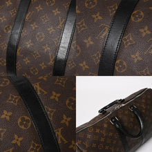 将图片加载到图库查看器，LOUIS VUITTON ルイヴィトン キーポル バンドリエール45 ボストンバッグ M56711 モノグラムマカサーブラウン 美品 中古 4a005487