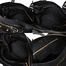 将图片加载到图库查看器，極美品 BALENCIAGA バレンシアガ ザジャイアントシティ レザー 2WAY ハンドバッグ ショルダーバッグ ブラック 281770 中古 4a005558