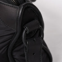 将图片加载到图库查看器，BALENCIAGA バレンシアガ クラシック ミニシティ ナイロン レザー 2WAY ハンドバッグ ショルダーバッグ ブラック 300295 美品 中古 4a005557