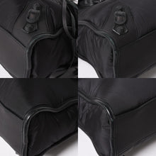 将图片加载到图库查看器，BALENCIAGA バレンシアガ クラシック ミニシティ ナイロン レザー 2WAY ハンドバッグ ショルダーバッグ ブラック 300295 美品 中古 4a005557