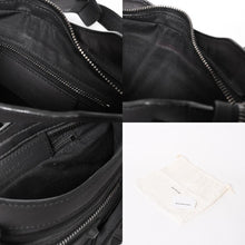 将图片加载到图库查看器，BALENCIAGA バレンシアガ クラシック ミニシティ ナイロン レザー 2WAY ハンドバッグ ショルダーバッグ ブラック 300295 美品 中古 4a005557
