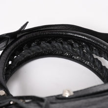 Load image into Gallery viewer, 極美品 BALENCIAGA バレンシアガ Le City ルシティ ブラック ハンドバッグ ショルダーバッグ 281770 シルバー金具 シルバースタッズ 中古 4a005559