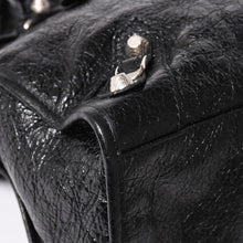 Load image into Gallery viewer, 極美品 BALENCIAGA バレンシアガ Le City ルシティ ブラック ハンドバッグ ショルダーバッグ 281770 シルバー金具 シルバースタッズ 中古 4a005559