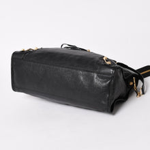 将图片加载到图库查看器，極美品 BALENCIAGA バレンシアガ ザジャイアントシティ レザー 2WAY ハンドバッグ ショルダーバッグ ブラック 281770 中古 4a005558
