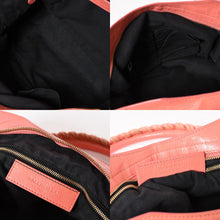 将图片加载到图库查看器，極美品 BALENCIAGA バレンシアガ ザ ジャイアントシティ レザー 2WAY ハンドバッグ ショルダーバッグ ピンク ゴールド金具 281770 中古 4a005561