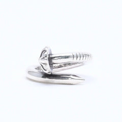 CHROME HEARTS RNG NAIL W/CROSS BALL Nail cross ball ring Weight approx. 5.94g Size 2.5 Silver 925 Good condition Used 4a005572