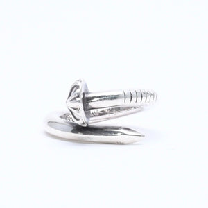 CHROME HEARTS RNG NAIL W/CROSS BALL Nail cross ball ring Weight approx. 5.94g Size 2.5 Silver 925 Good condition Used 4a005572