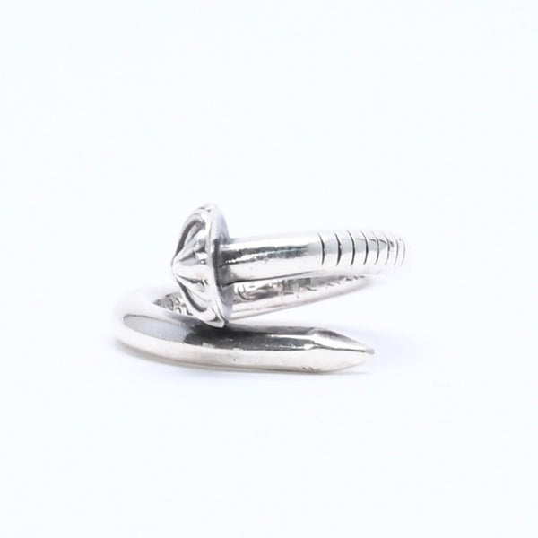 CHROME HEARTS RNG NAIL W/CROSS BALL Nail cross ball ring Weight approx. 5.94g Size 2.5 Silver 925 Good condition Used 4a005572