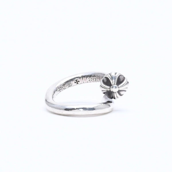 CHROME HEARTS RNG NAIL W/CROSS BALL Nail cross ball ring Weight approx. 5.94g Size 2.5 Silver 925 Good condition Used 4a005572