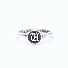 将图片加载到图库查看器，極美品 CHROME HEARTS クロムハーツ BUBBLEGUM RING INITIAL U バブルガム リング イニシャル U 重量約1.82g サイズ4号 中古 4a005575