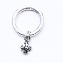 Load image into Gallery viewer, CHROME HEARTS クロムハーツ NTFL RING W/CH PLUS NTFL リング W/CHプラス 指輪 重量約5.41g サイズ7号 シルバー925 美品 中古 4a005568