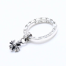 Load image into Gallery viewer, CHROME HEARTS クロムハーツ NTFL RING W/CH PLUS NTFL リング W/CHプラス 指輪 重量約5.41g サイズ7号 シルバー925 美品 中古 4a005568