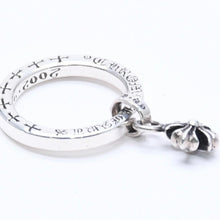 Load image into Gallery viewer, CHROME HEARTS クロムハーツ NTFL RING W/CH PLUS NTFL リング W/CHプラス 指輪 重量約5.41g サイズ7号 シルバー925 美品 中古 4a005568