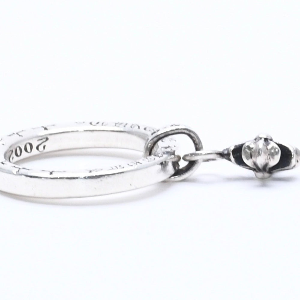 CHROME HEARTS クロムハーツ NTFL RING W/CH PLUS NTFL リング W/CHプラス 指輪 重量約5.41g サイズ7号 シルバー925 美品 中古 4a005568