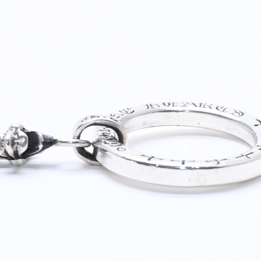 CHROME HEARTS クロムハーツ NTFL RING W/CH PLUS NTFL リング W/CHプラス 指輪 重量約5.41g サイズ7号 シルバー925 美品 中古 4a005568