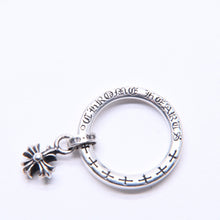Load image into Gallery viewer, CHROME HEARTS クロムハーツ NTFL RING W/CH PLUS NTFL リング W/CHプラス 指輪 重量約5.41g サイズ7号 シルバー925 美品 中古 4a005568