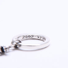 Load image into Gallery viewer, CHROME HEARTS クロムハーツ NTFL RING W/CH PLUS NTFL リング W/CHプラス 指輪 重量約5.41g サイズ7号 シルバー925 美品 中古 4a005568