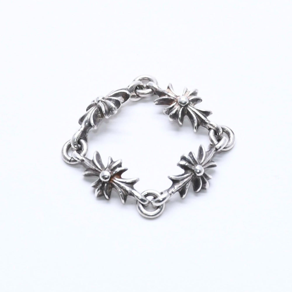 CHROME HEARTS TINY E CH PLUS RING Tiny E CH Plus Ring Weight approx. 2.40g Size 8 Silver 925 Good Condition Used 4a005602