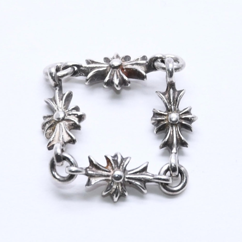 CHROME HEARTS TINY E CH PLUS RING Tiny E CH Plus Ring Weight approx. 2.40g Size 8 Silver 925 Good Condition Used 4a005602