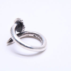 CHROME HEARTS RNG NAIL W/CROSS BALL Nail cross ball ring Weight approx. 5.94g Size 2.5 Silver 925 Good condition Used 4a005572